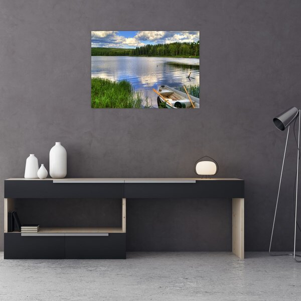 Obraz - Malebná vesnice (70x50 cm)