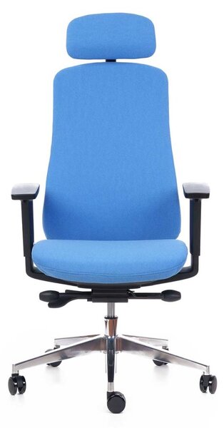 Kancelářská ergonomická židle Terra — látka, nosnost 120 kg černá