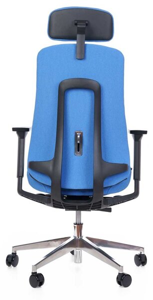 Kancelářská ergonomická židle Terra — látka, nosnost 120 kg černá