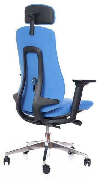 Kancelářská ergonomická židle Terra — látka, nosnost 120 kg černá