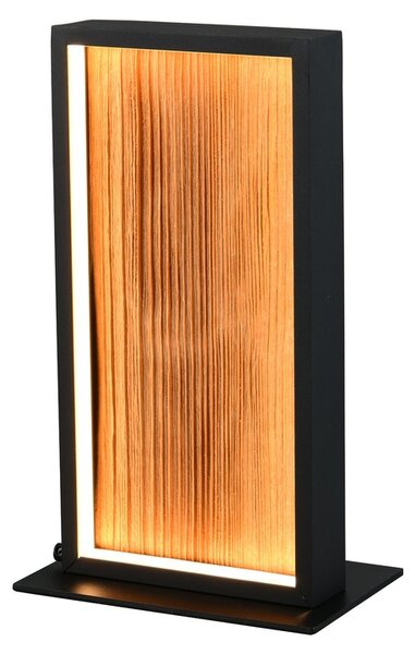 Stolní lampa KALEA černá/přírodní