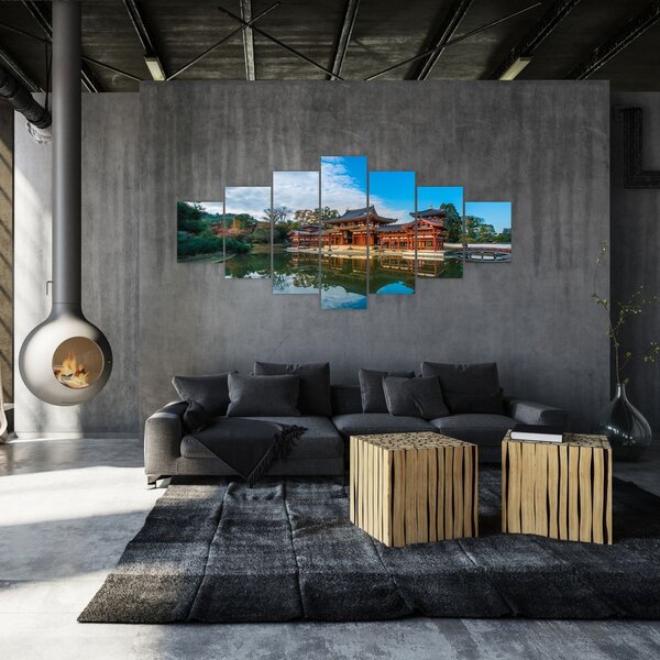 Obraz - Chrám Byodo-in, Japonsko (210x100 cm)