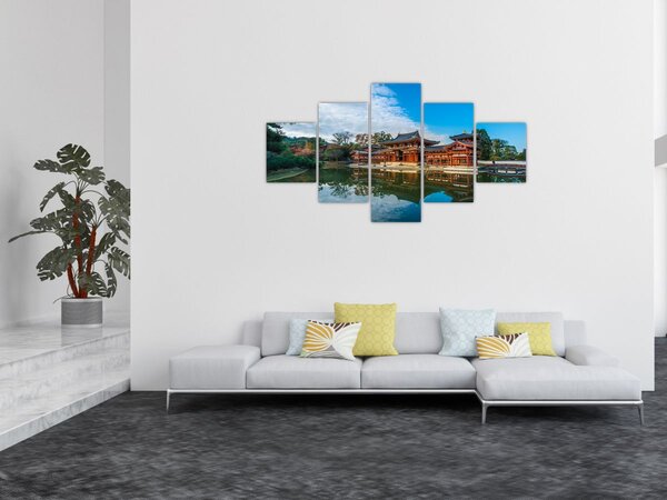 Obraz - Chrám Byodo-in, Japonsko (125x70 cm)