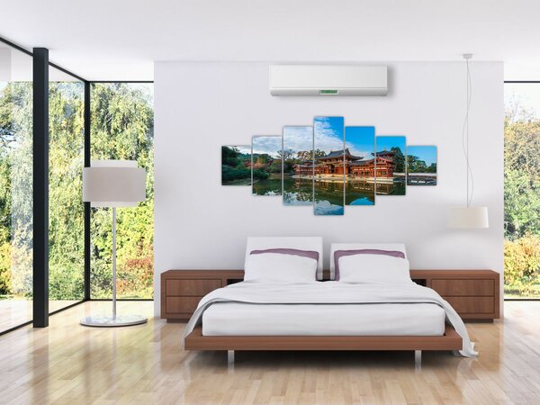 Obraz - Chrám Byodo-in, Japonsko (210x100 cm)