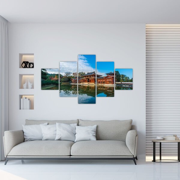 Obraz - Chrám Byodo-in, Japonsko (125x70 cm)