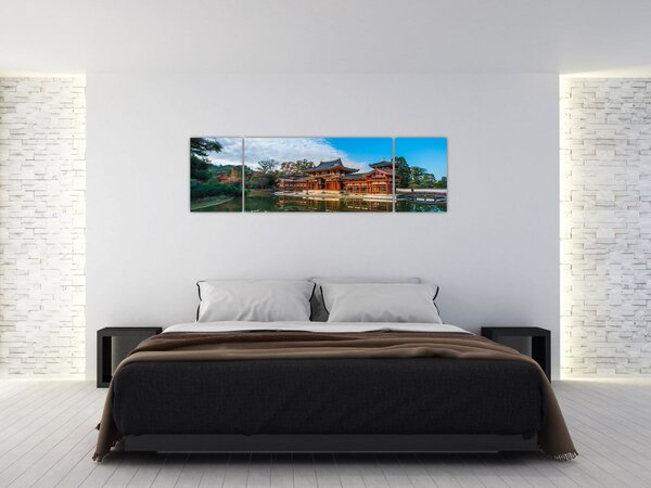 Obraz - Chrám Byodo-in, Japonsko (170x50 cm)