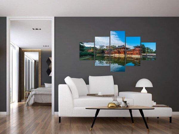 Obraz - Chrám Byodo-in, Japonsko (125x70 cm)