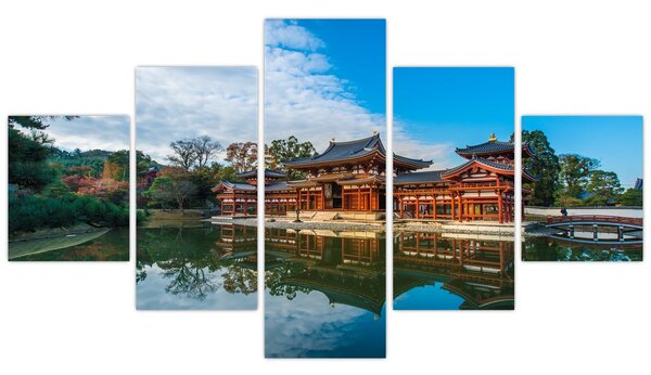 Obraz - Chrám Byodo-in, Japonsko (125x70 cm)