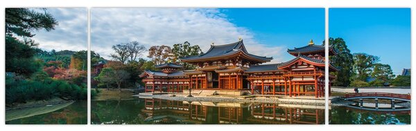 Obraz - Chrám Byodo-in, Japonsko (170x50 cm)