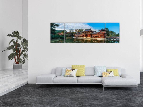 Obraz - Chrám Byodo-in, Japonsko (170x50 cm)