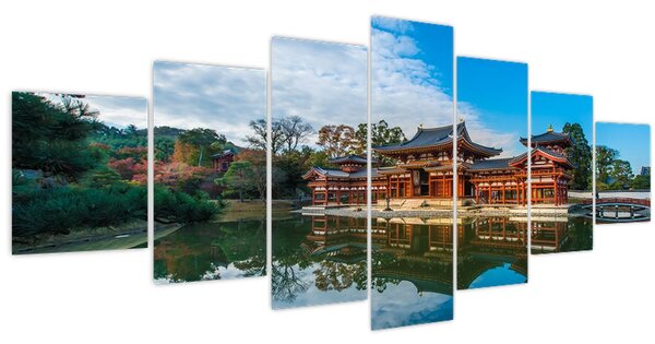 Obraz - Chrám Byodo-in, Japonsko (210x100 cm)