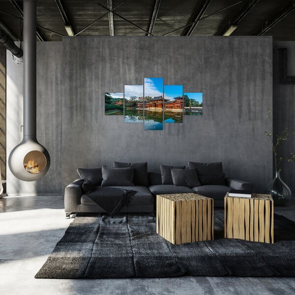 Obraz - Chrám Byodo-in, Japonsko (125x70 cm)