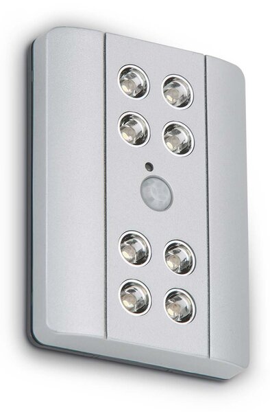 BRI 2255-081 LED Lero Indoor 11,6 cm 8x0,08W 7lm stříbrná - BRILONER