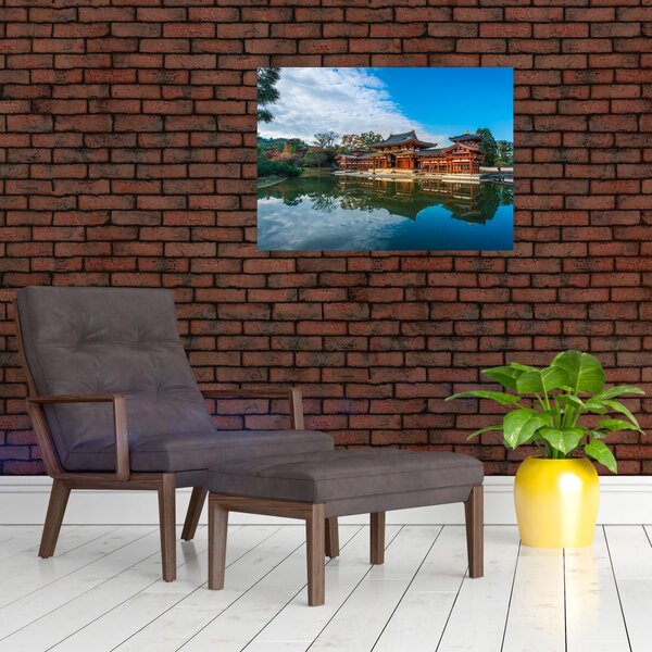 Obraz - Chrám Byodo-in, Japonsko (70x50 cm)