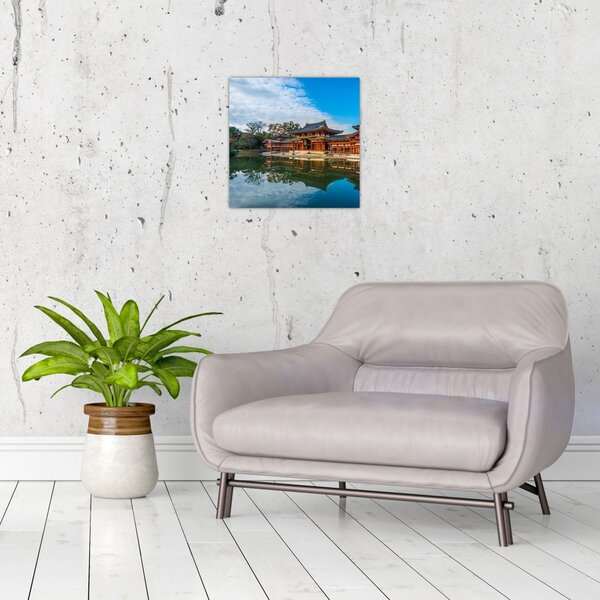 Obraz - Chrám Byodo-in, Japonsko (30x30 cm)