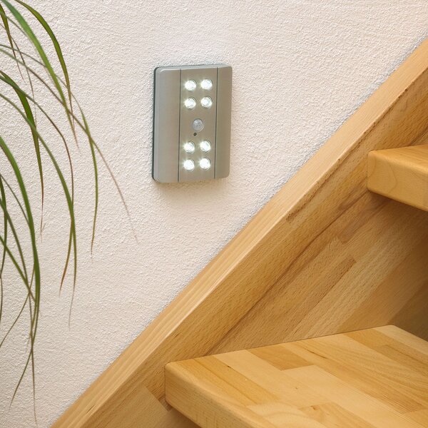 BRI 2255-081 LED Lero Indoor 11,6 cm 8x0,08W 7lm stříbrná - BRILONER