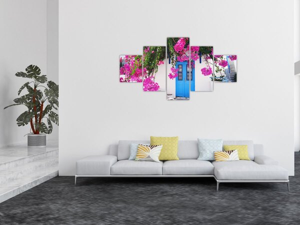 Obraz - Tradiční řecký dům (125x70 cm)