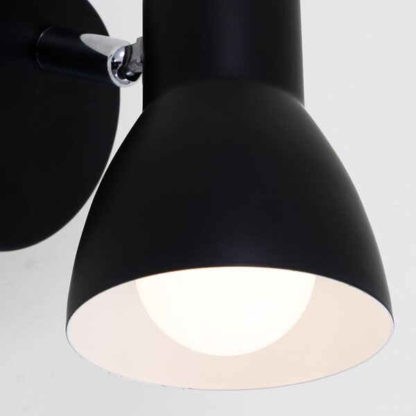 BRI 2860-015 Bodové svítidlo 13 cm 1x E14 25W černá - BRILONER