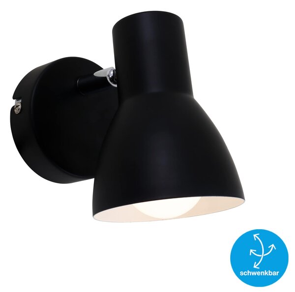 BRI 2860-015 Bodové svítidlo 13 cm 1x E14 25W černá - BRILONER
