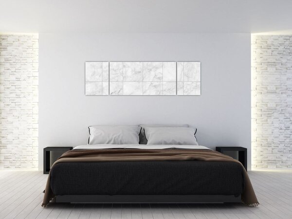 Obraz - Mramorové dlaždice (170x50 cm)