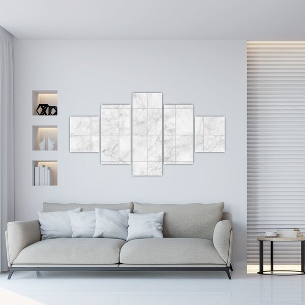 Obraz - Mramorové dlaždice (125x70 cm)
