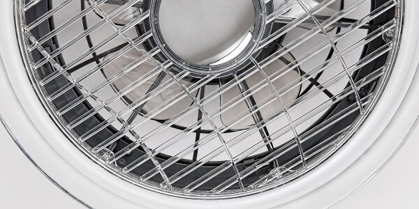 Rabalux - LED Stmívatelné stropní svítidlo s ventilátorem LED/30W/230V + DO