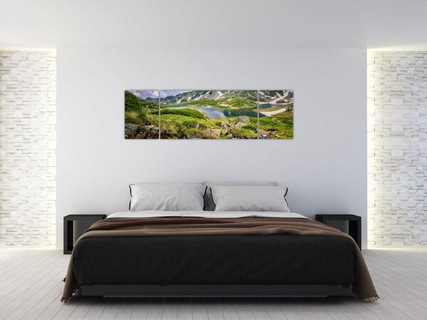 Obraz - Pohled na horu Rila (170x50 cm)