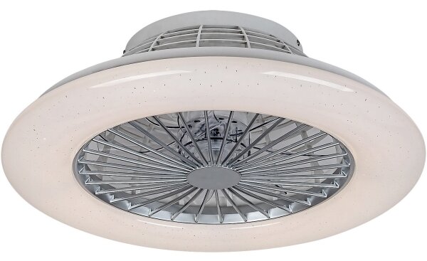 Rabalux - LED Stmívatelné stropní svítidlo s ventilátorem LED/30W/230V + DO