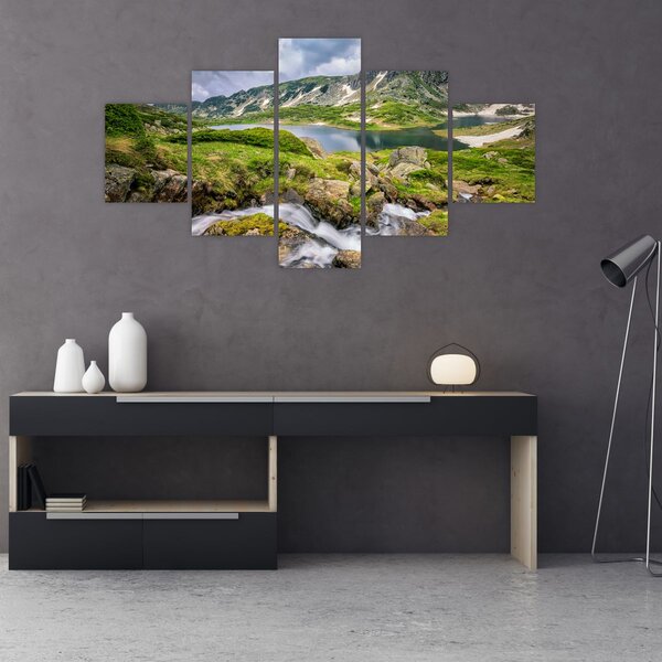 Obraz - Pohled na horu Rila (125x70 cm)