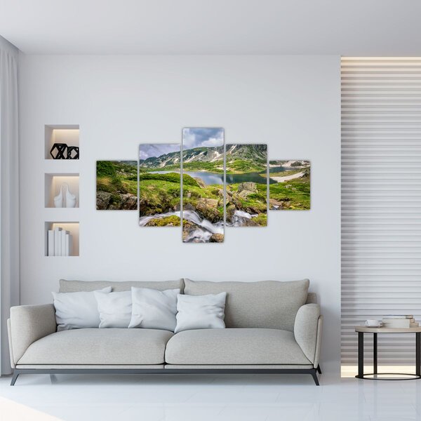 Obraz - Pohled na horu Rila (125x70 cm)