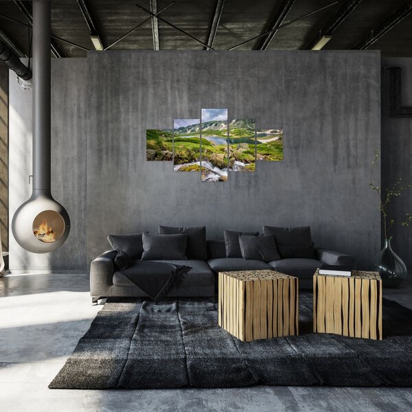 Obraz - Pohled na horu Rila (125x70 cm)