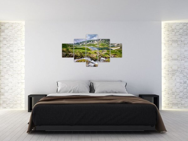Obraz - Pohled na horu Rila (125x70 cm)