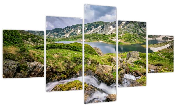 Obraz - Pohled na horu Rila (125x70 cm)