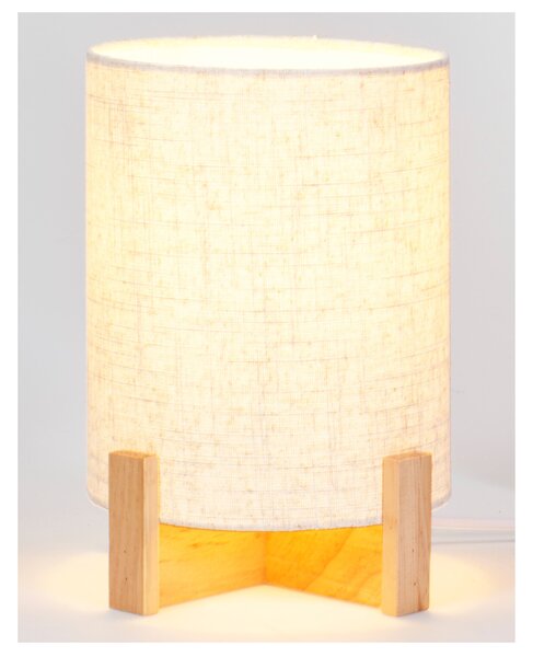 Stolní lampa LISA béžová/borovice