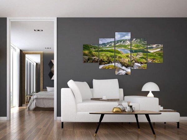Obraz - Pohled na horu Rila (125x70 cm)