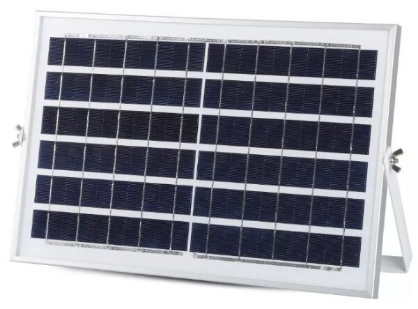 LED Stmívatelný solární reflektor LED/12W/3,2V 6000K IP65 + dálkové ovládání