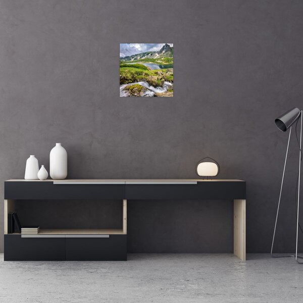 Obraz - Pohled na horu Rila (30x30 cm)