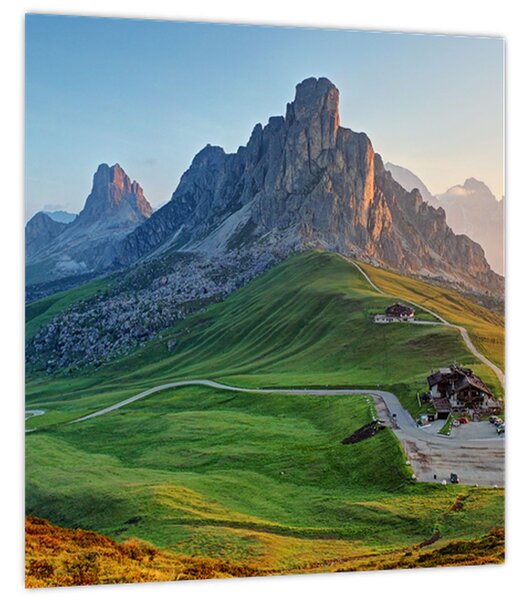 Obraz - Dolomity (30x30 cm)