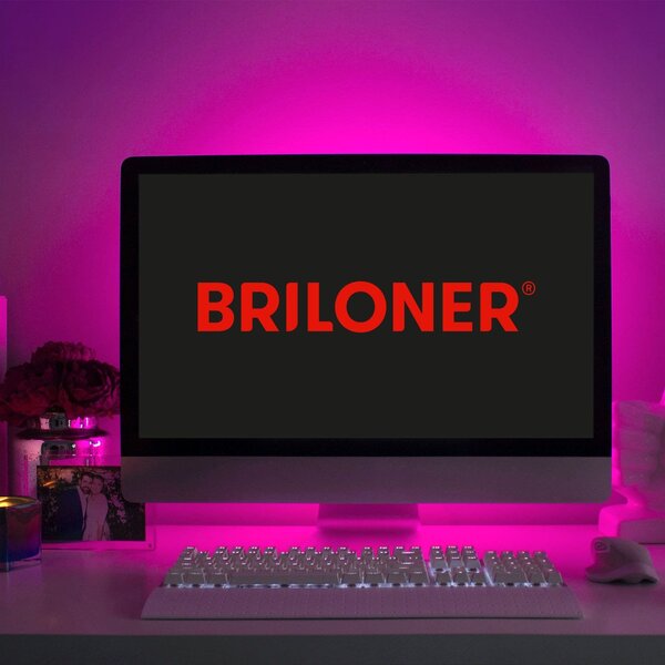 BRILO 2267-090P RGB LED pásek 300 cm 0,11W bílé - BRILO