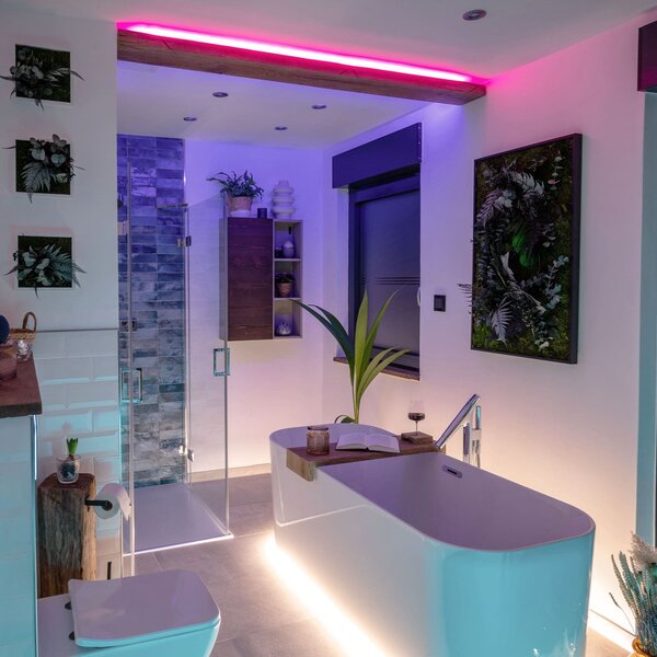 BRILO 2035-150 RGB LED pásek 500 cm 0,1W bílé - BRILO