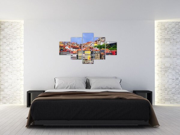 Obraz - Ribeira, Portugalsko (125x70 cm)
