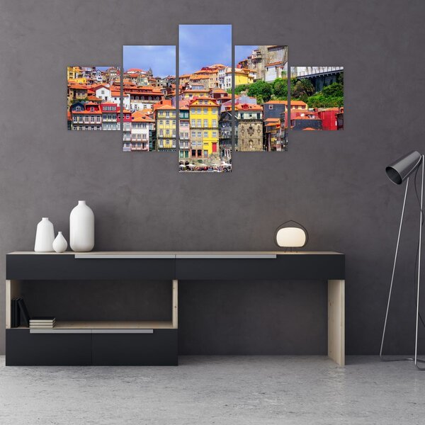 Obraz - Ribeira, Portugalsko (125x70 cm)