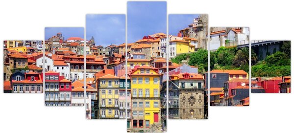 Obraz - Ribeira, Portugalsko (210x100 cm)