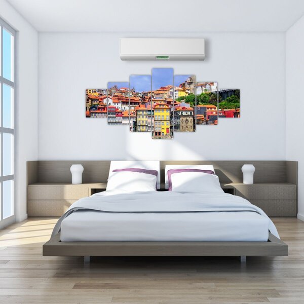Obraz - Ribeira, Portugalsko (210x100 cm)