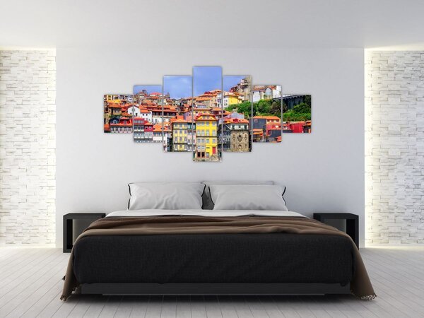 Obraz - Ribeira, Portugalsko (210x100 cm)