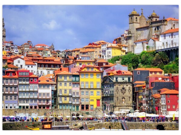 Obraz - Ribeira, Portugalsko (70x50 cm)