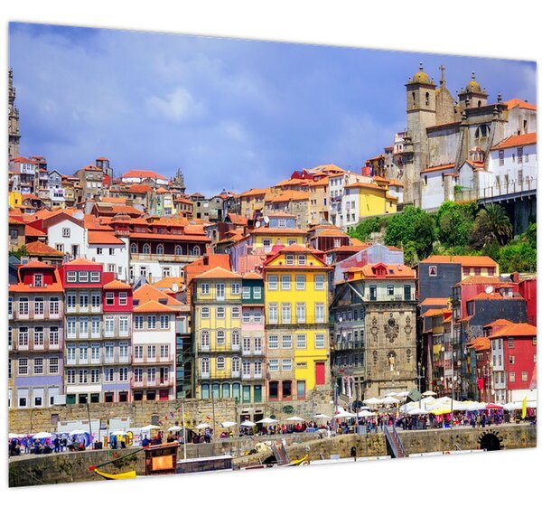 Obraz - Ribeira, Portugalsko (70x50 cm)
