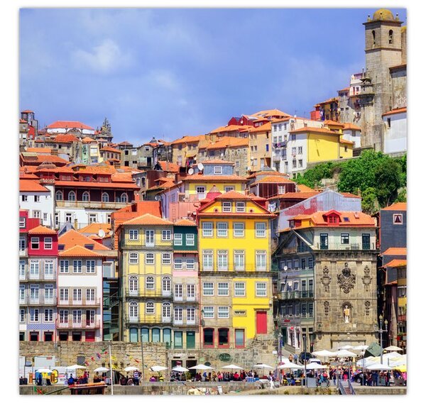 Obraz - Ribeira, Portugalsko (30x30 cm)