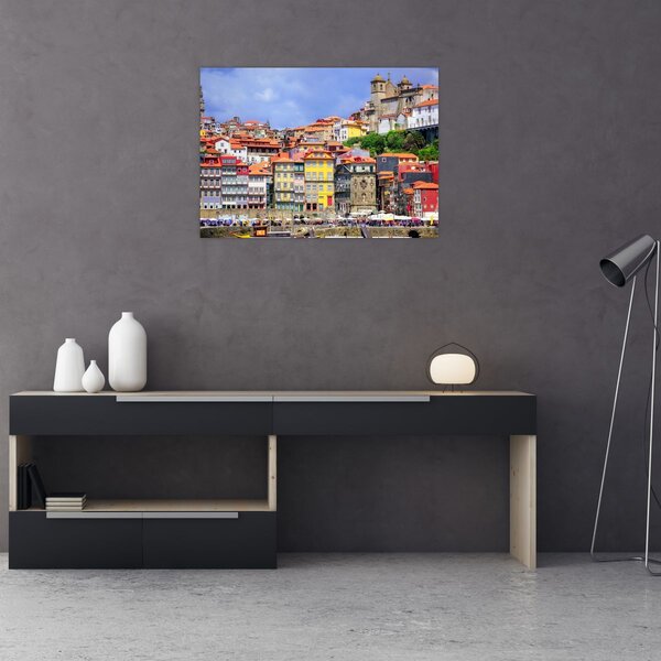Obraz - Ribeira, Portugalsko (70x50 cm)