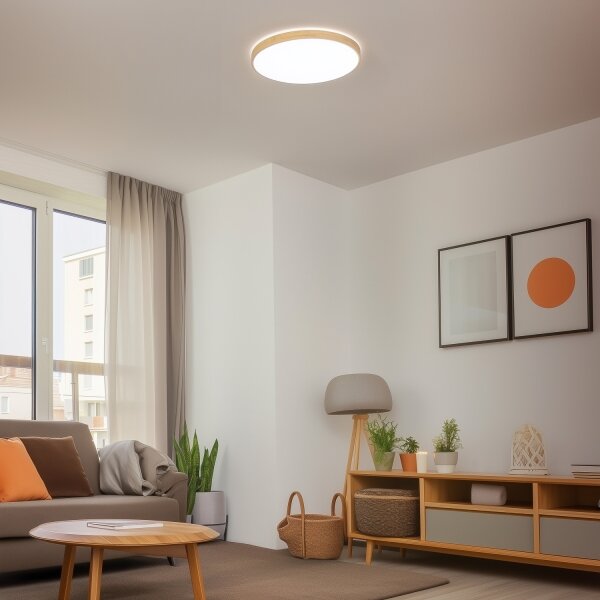 Brilagi - LED Stmívatelné stropní svítidlo PINE LED/60W/230V + dálkové ovládání